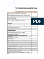 Instrumento para Evaluar Proyecto de Investigación