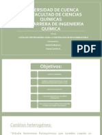 Catalisis Heterogenea para La Obtencion de Biocombustible