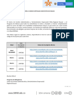 Manual para Inscripción Cursos Virtuales de Inglés A Bolsa Corporativas CEGAFE 2020 PDF