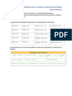 Actividad 2. Integrales Que Se Resuelven Empleando Identidades Trigonométricas