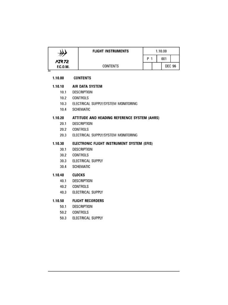 ATR 72-600 Maintenance Overview | PDF | Airspeed | Flight Recorder