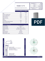 VAG65-13-TX: Vertical Polarised Single Band Antenna