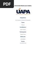 Tarea II, Ser Humano