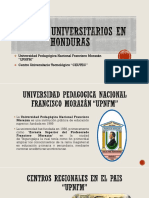 Centros Universitarios en Honduras