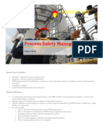 Process Safety Management 3 Day Training