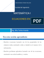 Ecuaciones en R: Resolución de ecuaciones lineales, cuadráticas, polinomiales, racionales e irracionales