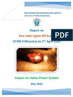 Report On Pan India Lights Off Event 9 PM 9 Minutes On 5th April 2020 1
