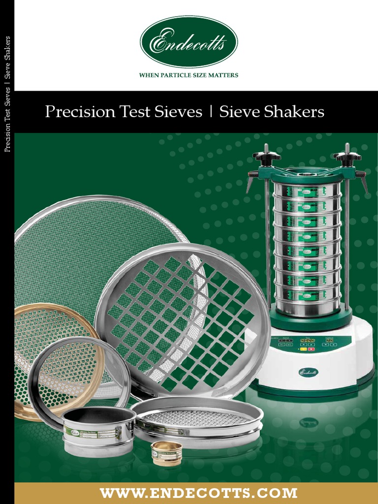 Precision Test Sieves Sieve Shakers PDF Calibration Nature