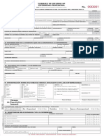 Formato Informe Enfermedad Laboral ARL POSITIVA