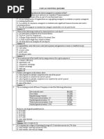 Cost Accounting Quiz Bee Easy