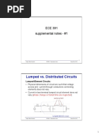 ECE 391 Supplemental Notes - #1: Lumped vs. Distributed Circuits