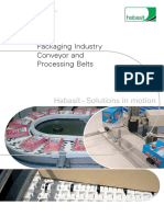 Packaging Industry Conveyor and Processing Belts: Habasit - Solutions in Motion