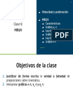 MRUV (Parte 1) DIAPOSITIVAS