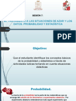 Sesión 7 - Virtual - El Tratamiento A Las Situaciones de Azar y Los Datos. Probabilidad y Estadistica