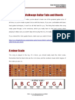 Parisienne Walkways Guitar Tabs Chords PDF