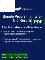 Mapreduce: Simple Programming For Big Results