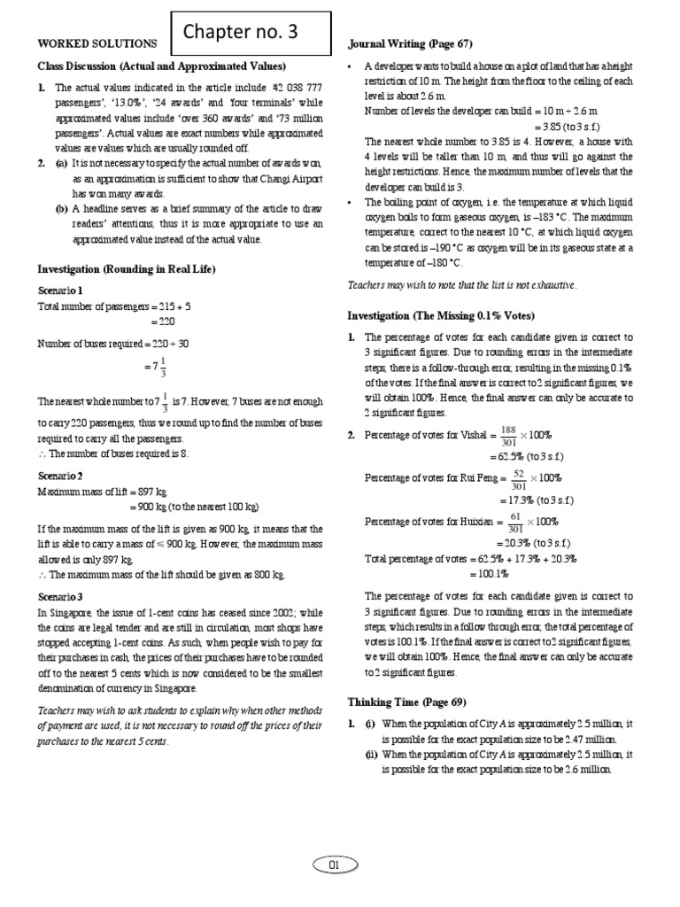 Rounding and Estimation in Real Life | PDF | Significant Figures | Area
