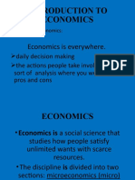 Introduction To Economics