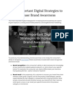 Most Important Digital Strategies To Inc PDF