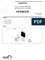 Silicon N Channel MOS FET High Speed Power Switching: Features