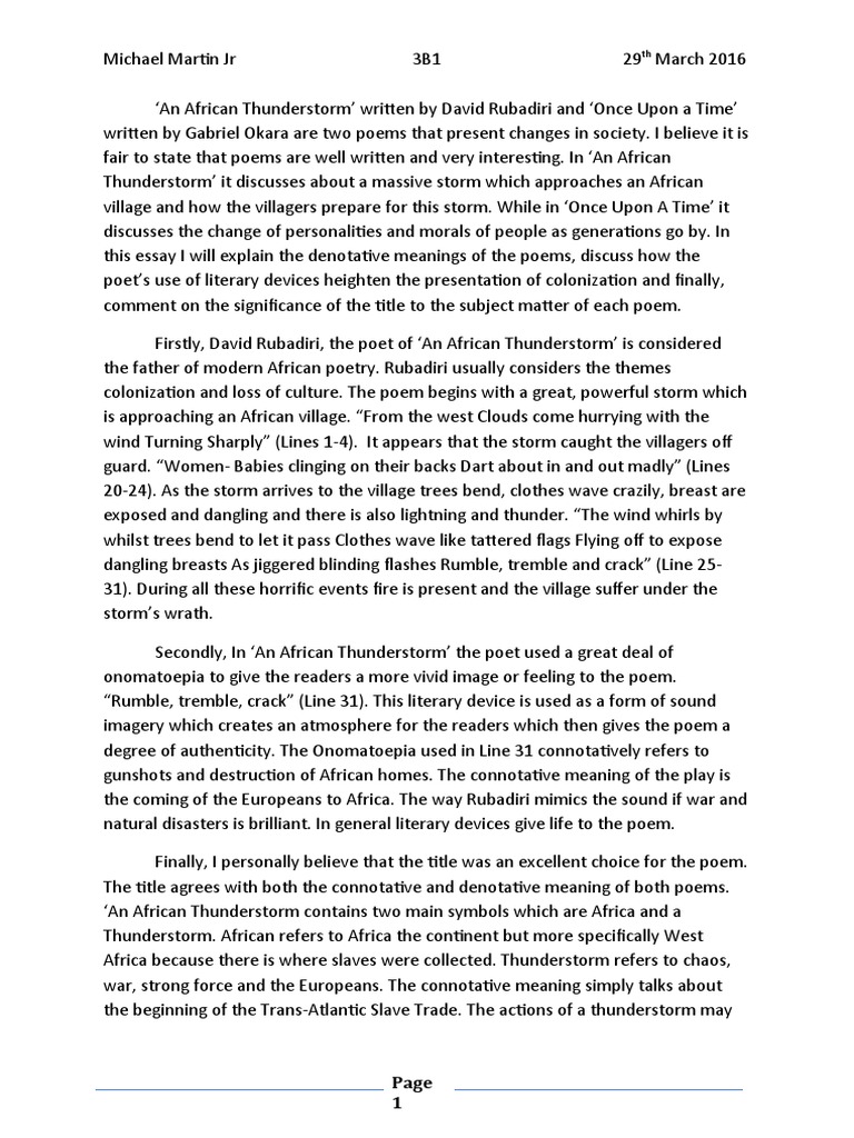 Essay about thunder and lightning picture