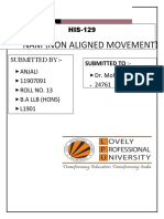 Nam (Non Aligned Movement) : Submitted To