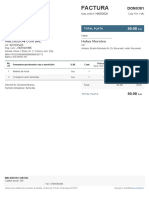 Factura DON0381