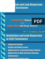 Ventilation and Leak Dispersion in CCGT Enclosures