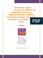 Programa Sobre El Abordaje Al TDAH