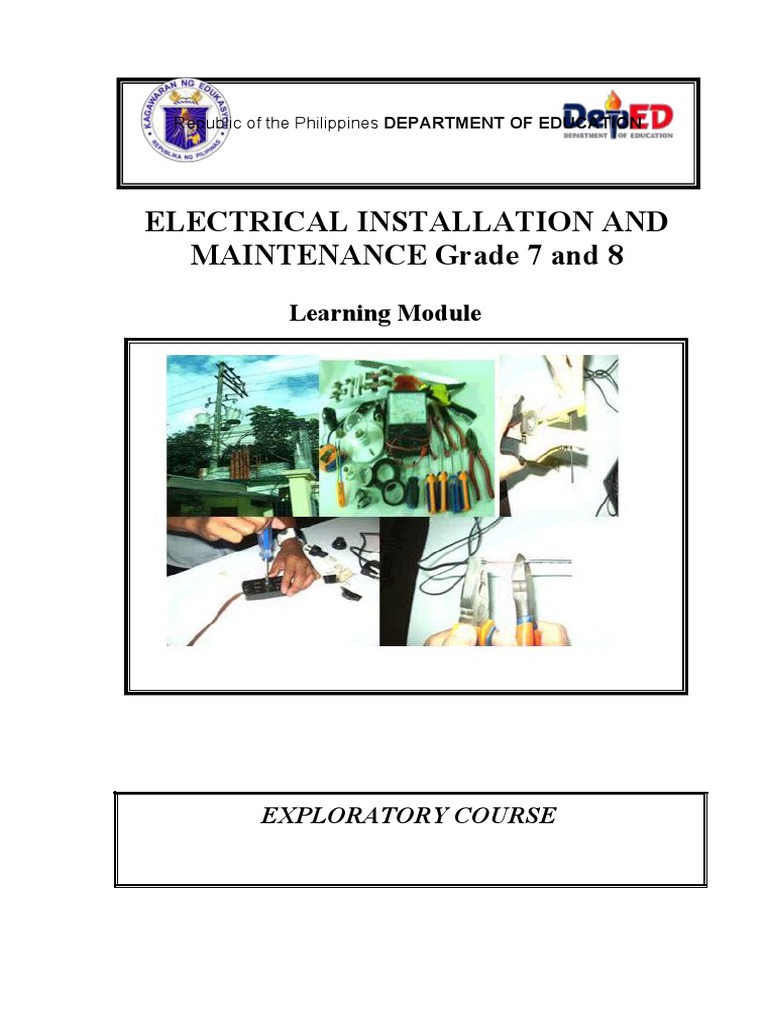 Electrical Installation & Maintenance Module | PDF | Electrical Wiring ...