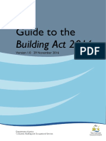 Guide To The Building Act 2016 Australia