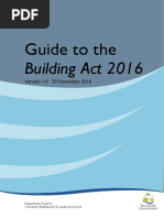 Guide To The Building Act 2016 Australia