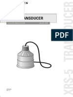 Xrs-5 Transducer: Instruction Manual PL-590 January 2001