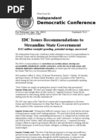 IDC Recommendations 1-10-2011