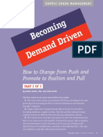 How to transition from push-based to demand-driven supply chain management