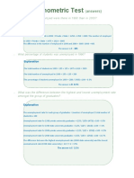 Pyscometric Test Answers