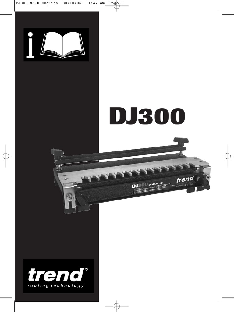 Trend Dovetail Jiginst dj300 PDF Woodworking Equipment