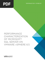 Performance Characterization of Microsoft SQL Server On Vmware Vsphere 6.5