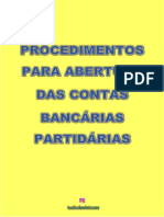 Orientações Abertura de Contas Partidárias