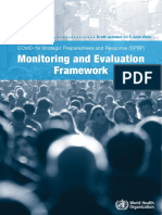 Monitorign and Evaluation Framwork 