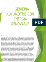 Ingenieria Automotris Con Energia Renovable