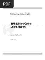 SRS Library Cache Locks Report: Service Response Guide