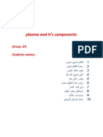 Plasma Components and Their Functions