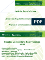 Parecer Arquivístico Hospital Universitário São Francisco