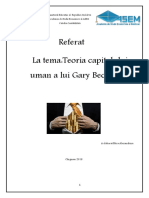 Teoria Capitaluli Uman A Lui Gary Becker