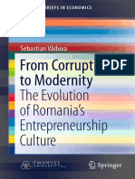 From Corruption To Modernity The Evolution of Romania's Entrepreneurship Culture