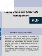 Supply Chain and Materials Management