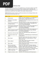 Springer Basic Reference Style Guide | PDF | Science & Mathematics