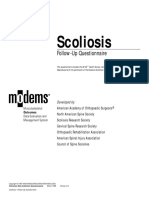 Scoliosis: Follow-Up Questionnaire