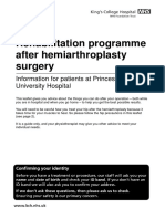 pl - 760.1 - rehabilitation programme after hemiarthroplasty surgery